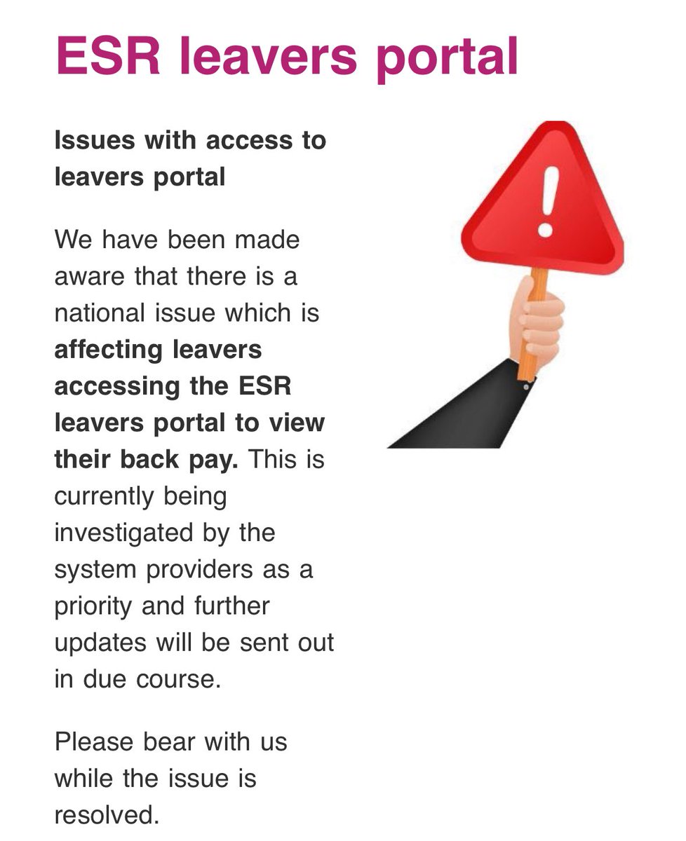 Is it because all the leavers are trying to access it on the day it was released? 🙄 🤔