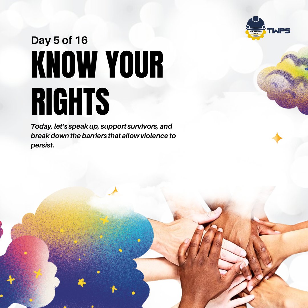 twps_ng's tweet image. Know Your Rights: 🛡️ Safety isn't a privilege, it's a right. Protect yourself. Challenge harassment. Respect boundaries. Seek support. Your dignity matters everywhere—home, work, public spaces. Stay informed, stay strong. #PersonalSafety #RightsAwareness #16daysofactivism #twps