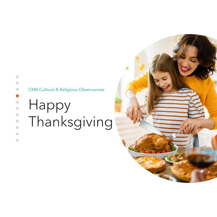 #Thanksgiving is an opportunity to openly practice gratitude. Everyday, we're grateful for our clients—who fill our hearts with inspiration and innovative work—and CMBers—who uplift us through the challenges and celebrate our successes. Thank you, from CMB. Have a safe holiday.