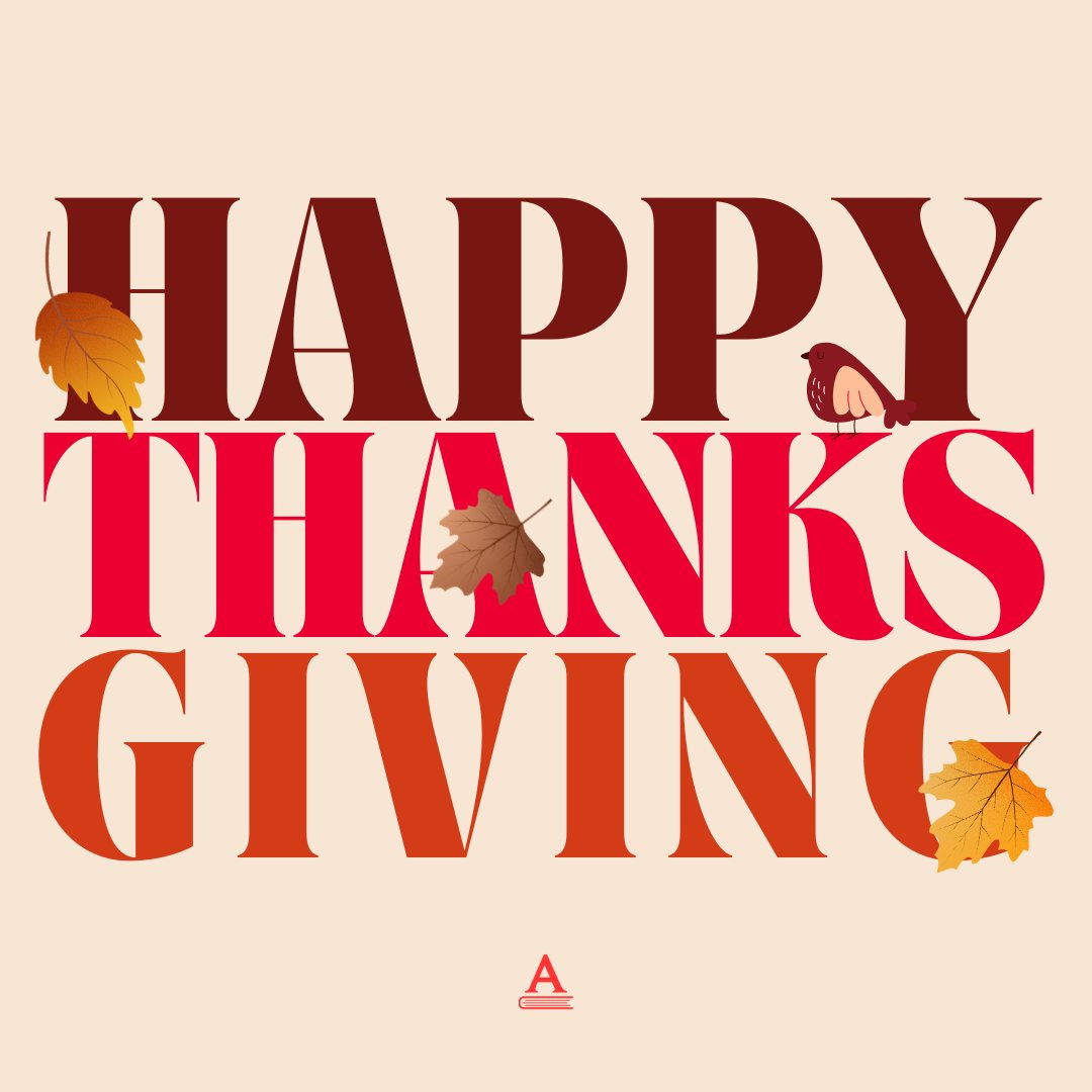 Happy Thanksgiving! We're feeling extra grateful for our community of book lovers this year. Thanks for turning our pages ❤️