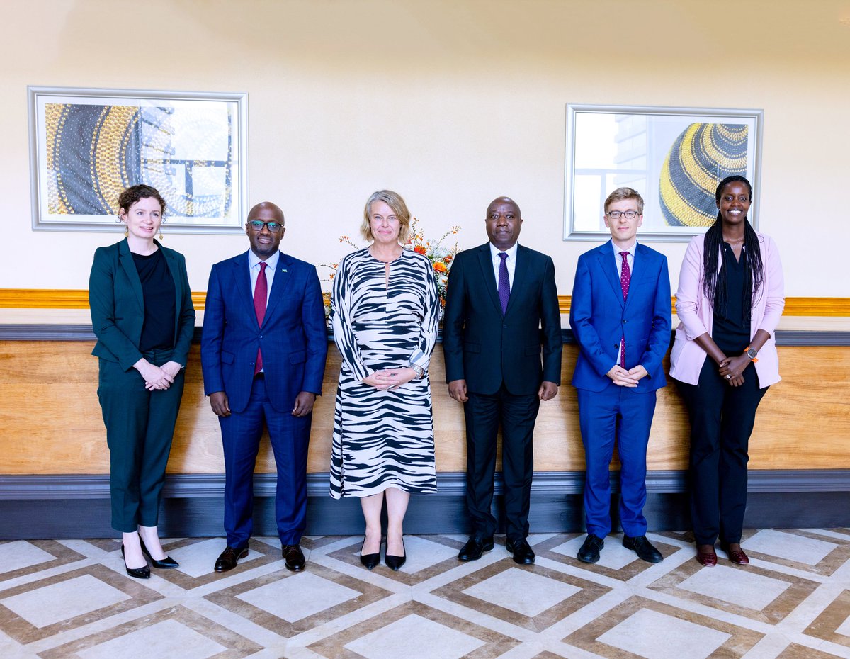 Today, Prime Minister Dr. Ngirente met with Ms. Alison Thorpe, the British High Commissioner to Rwanda. Their discussions centered on further strengthening the strong relationship and cooperation between Rwanda and the United Kingdom.
