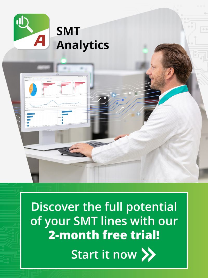 Seeing is better than believing: Try SMT Analytics FREE for 2 months! 
What you get:
✅ Full system installation
✅ Complete setup support
✅ 4-week data review
✅ Secure on-site storage
You provide the infrastructure, we handle everything else. Ready to boost your production?