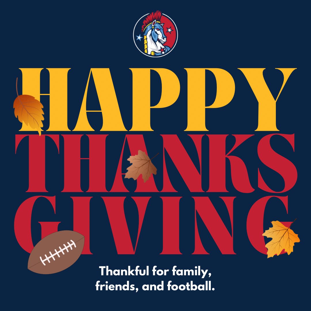 TNTrojansFball's tweet photo. Happy Thanksgiving from the Tennessee Trojans! 🍁🏈

We are thankful for family, friends, football, and our fans! What are you thankful for this year?

#happythanksgiving #thankfulforeverything #thankful🙏 #thankfulforfootball #givethanks https://t.co/LSRvadbCRf