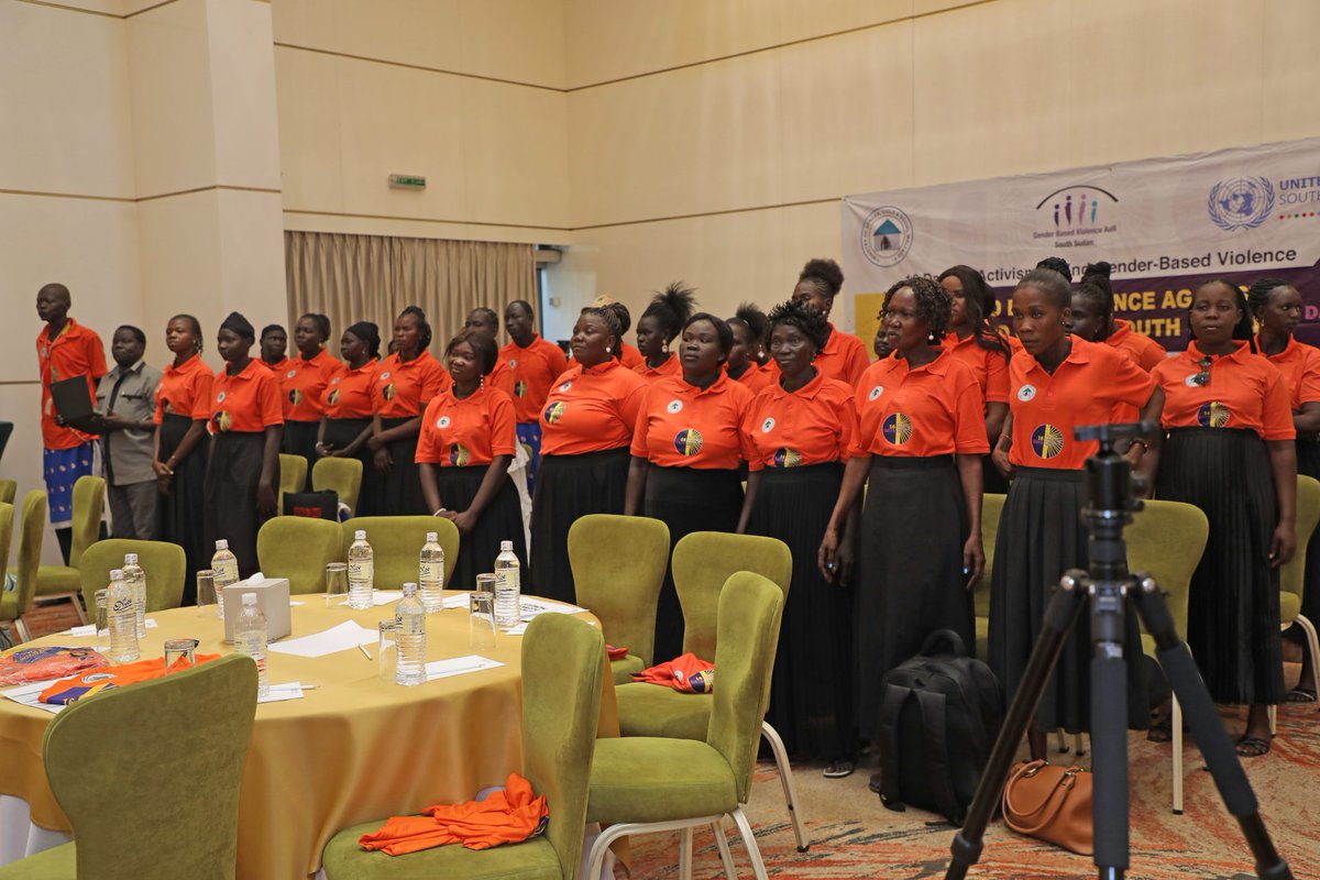 The commencement of the 16 Days of Activism against GBV in South Sudan was marked with the national theme "Unite to End Violence Against Women and Girls in South Sudan." This campaign calls for collective awareness and proactive measures to combat GBV.  #16Days #EndGBV