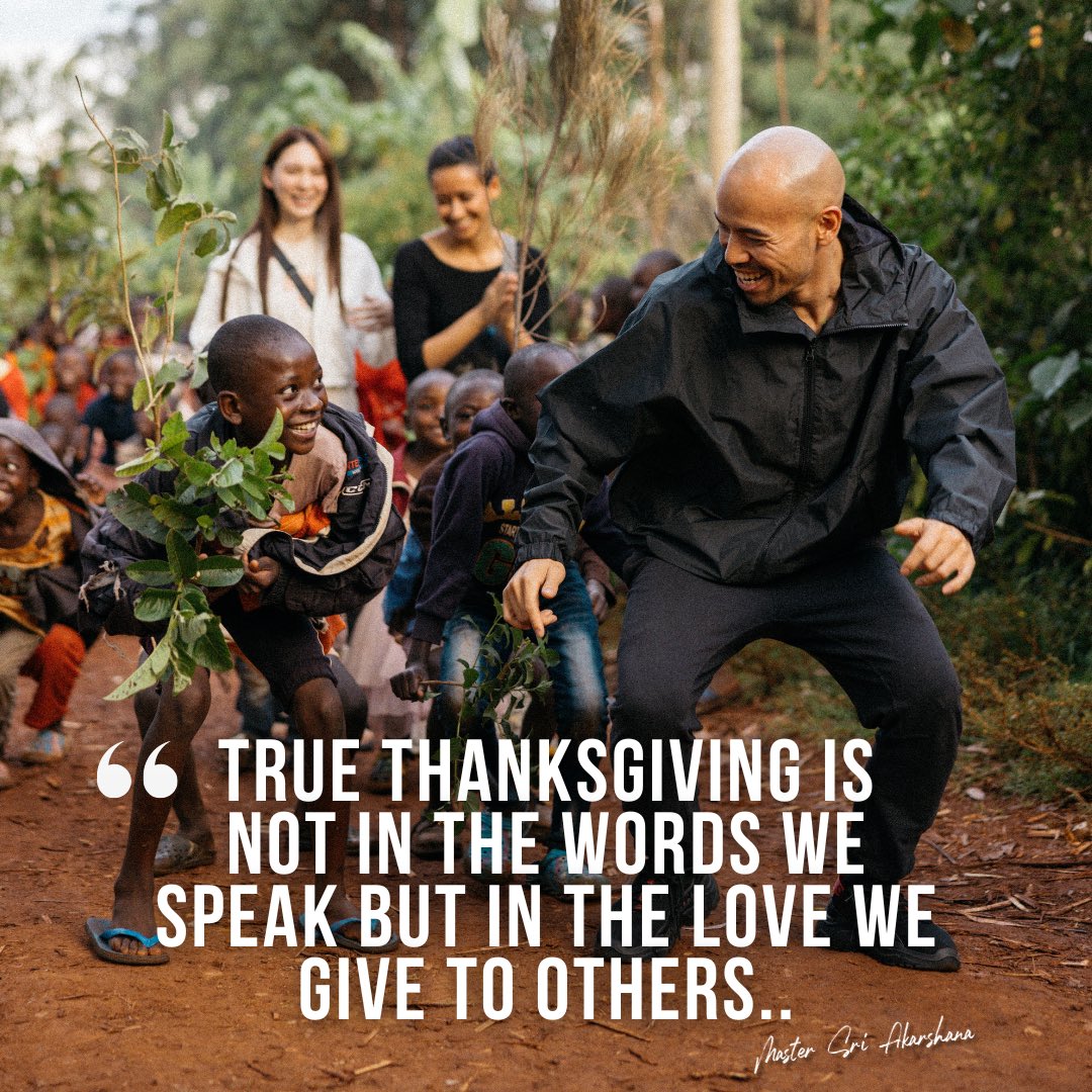 SriAkarshana's tweet photo. It’s about turning appreciation into action. Today, ask yourself: Who can I uplift? How can I give? 

Let’s make Thanksgiving not just a moment, but a way of living. ✨

On this day of gratitude, I extend my heartfelt thanks to everyone who has been a part of my journey.. those who’ve shared love, wisdom, compassion, and even challenges ❤️

🥰 Together, let’s spread love, kindness, and the spirit of giving to make this world a brighter place. 

What are you thankful for? Comment below 👇🏼

Wishing everyone a Happy Thanksgiving 🙏🏼❤️✨✨

#Thanksgiving #HappyThanksgiving