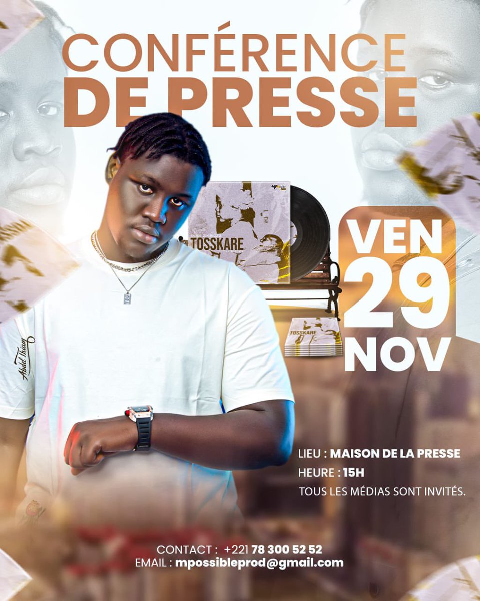 onenationtvsn's tweet photo. Ou sont ceux qui sont pressés de découvrir #Tosskare de #ouse__zik__buzz ? Soubeu leu soubeu d😁
Retrouvez-nous à sa conférence de presse demain 15H à la maison de la presse 
#mpossible_prod https://t.co/iIYHqhz3Rz