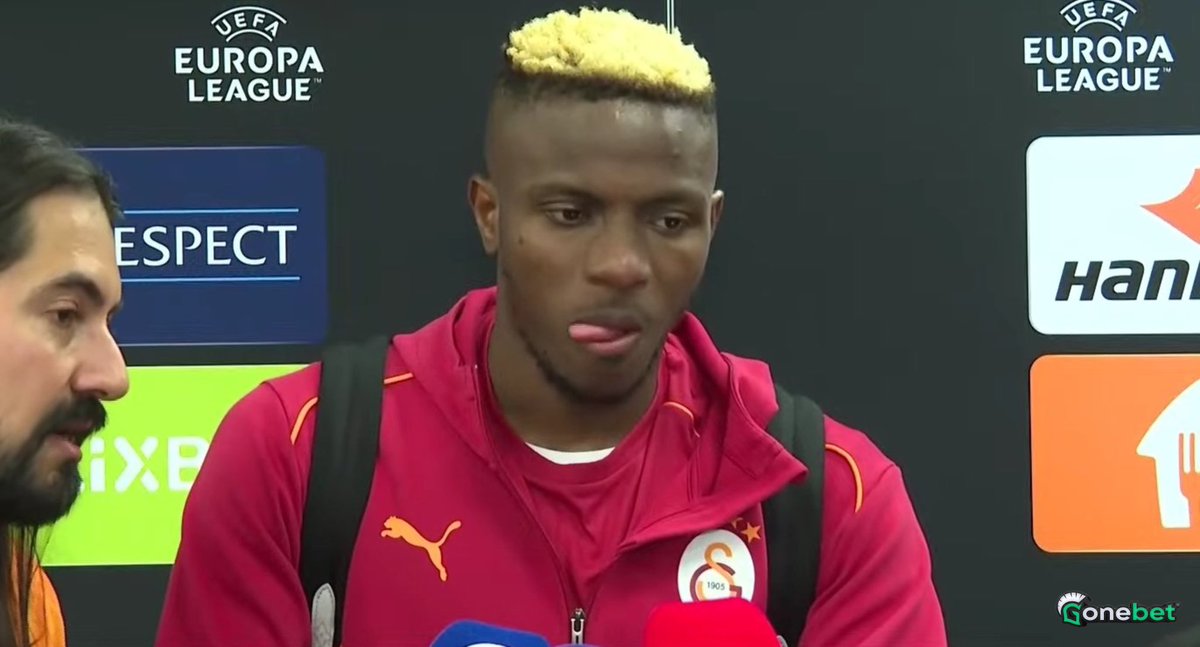 parcalisportz_'s tweet photo. Victor Osimhen: “Gol atacağım demiştim, attım. Bir söz daha veriyorum; UEFA kupasını Türkiye’ye getireceğim.” https://t.co/6otUgzIG7Q