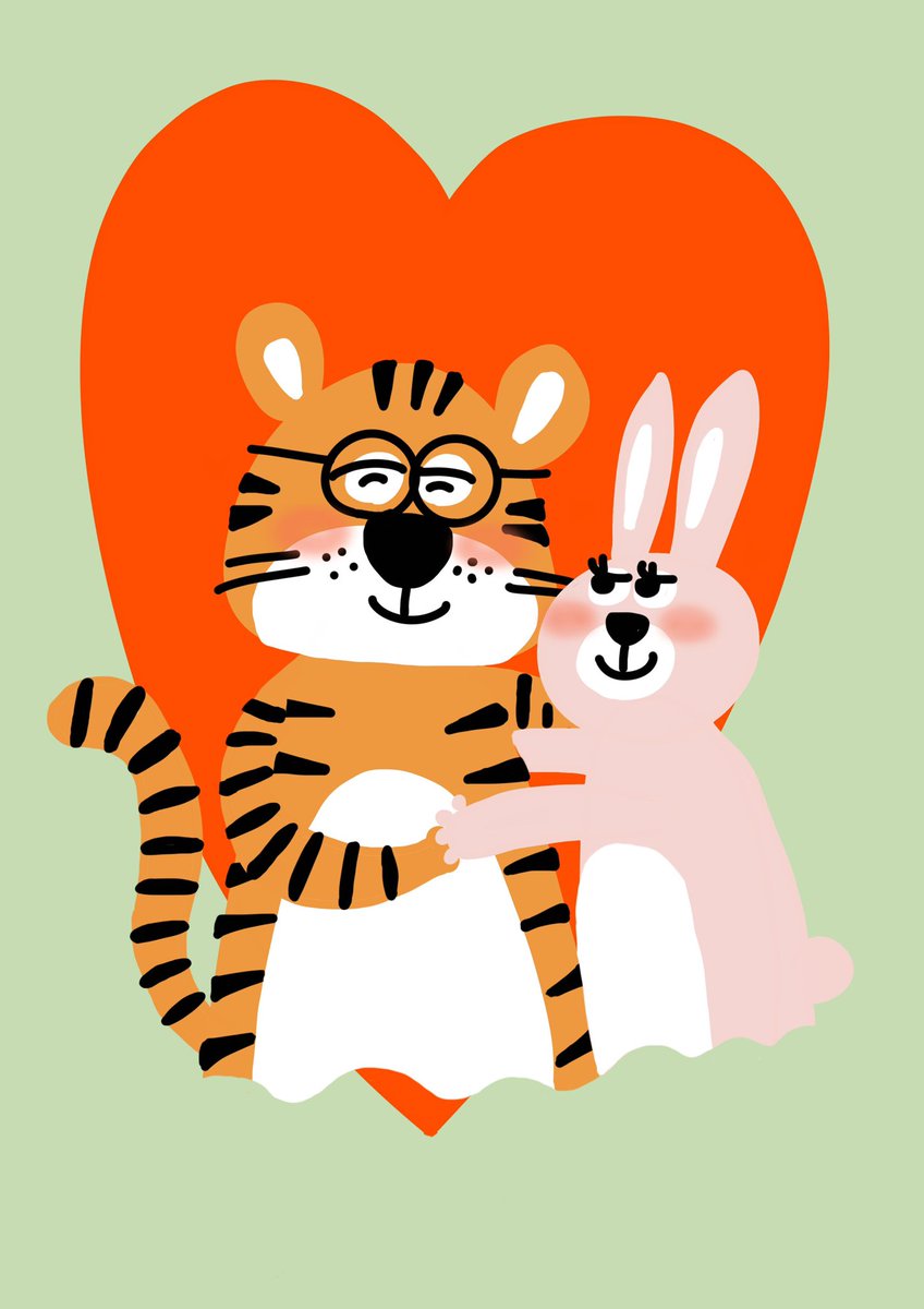 fafafazzzlyon's tweet photo. 🐯🐰
#イラスト https://t.co/sioXVwXuCt