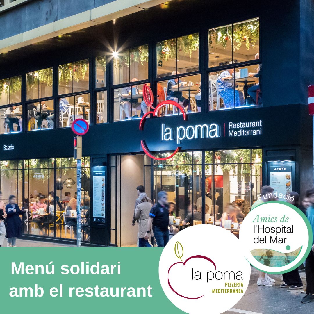AMICS Hospital Mar (@amicshmar) on Twitter photo 🍴 Uneix-te al #MenúSolidariLaPoma per impulsar la recerca en malalties del cervell 🧠 amb <a href="/AmicsHMar/">AMICS Hospital Mar</a> i el restaurant La Poma de La Rambla. Una part de cada menú es destinarà a finançar la recerca a l'<a href="/HMar_research/">HMar Research Institute</a>
➕ informació bit.ly/3AROUsy #SolidaritatAmbGust 🍴 Uneix-te al #MenúSolidariLaPoma per impulsar la recerca en malalties del cervell 🧠 amb <a href="/AmicsHMar/">AMICS Hospital Mar</a> i el restaurant La Poma de La Rambla. Una part de cada menú es destinarà a finançar la recerca a l'<a href="/HMar_research/">HMar Research Institute</a>
➕ informació bit.ly/3AROUsy #SolidaritatAmbGust