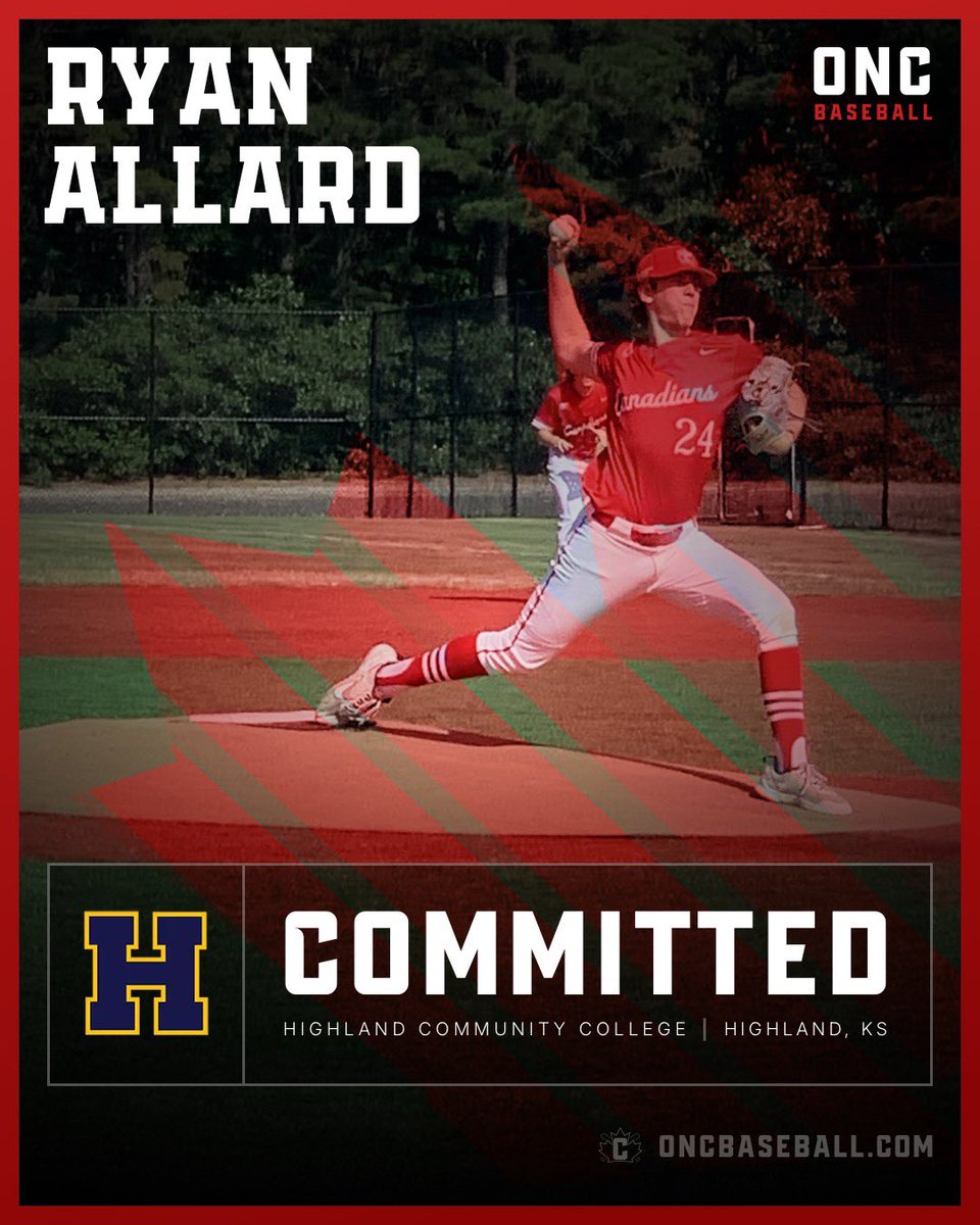 ONC Baseball (@oncbaseball) on Twitter photo Congrats to ONC RHP Ryan Allard on his commitment to Highland Community College in Kansas. Excited for you Ryan! <a href="/HCCscottieBSB/">Scottie Baseball</a> <a href="/allardryan_/">Ryan Allard</a> Congrats to ONC RHP Ryan Allard on his commitment to Highland Community College in Kansas. Excited for you Ryan! <a href="/HCCscottieBSB/">Scottie Baseball</a> <a href="/allardryan_/">Ryan Allard</a>