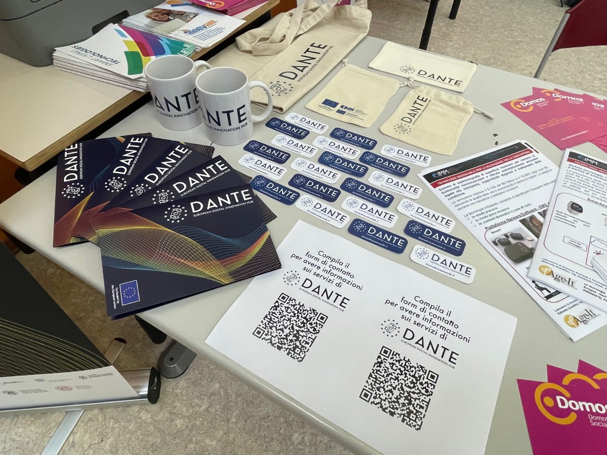 dante_edih's tweet photo. 🌟 DANTE EDIH at #Handimatica2024 🌟

Today, we showcased our services supporting #DigitalTransformation for SMEs &amp; PAs at the XIII edition of “Inclusive Digital Habitats�� in Bologna. 💻✨

Missed us? Visit our stand tomorrow! 🚀

#DANTEEDIH #Innovation #InclusiveTech https://t.co/I7oQVkW6DJ