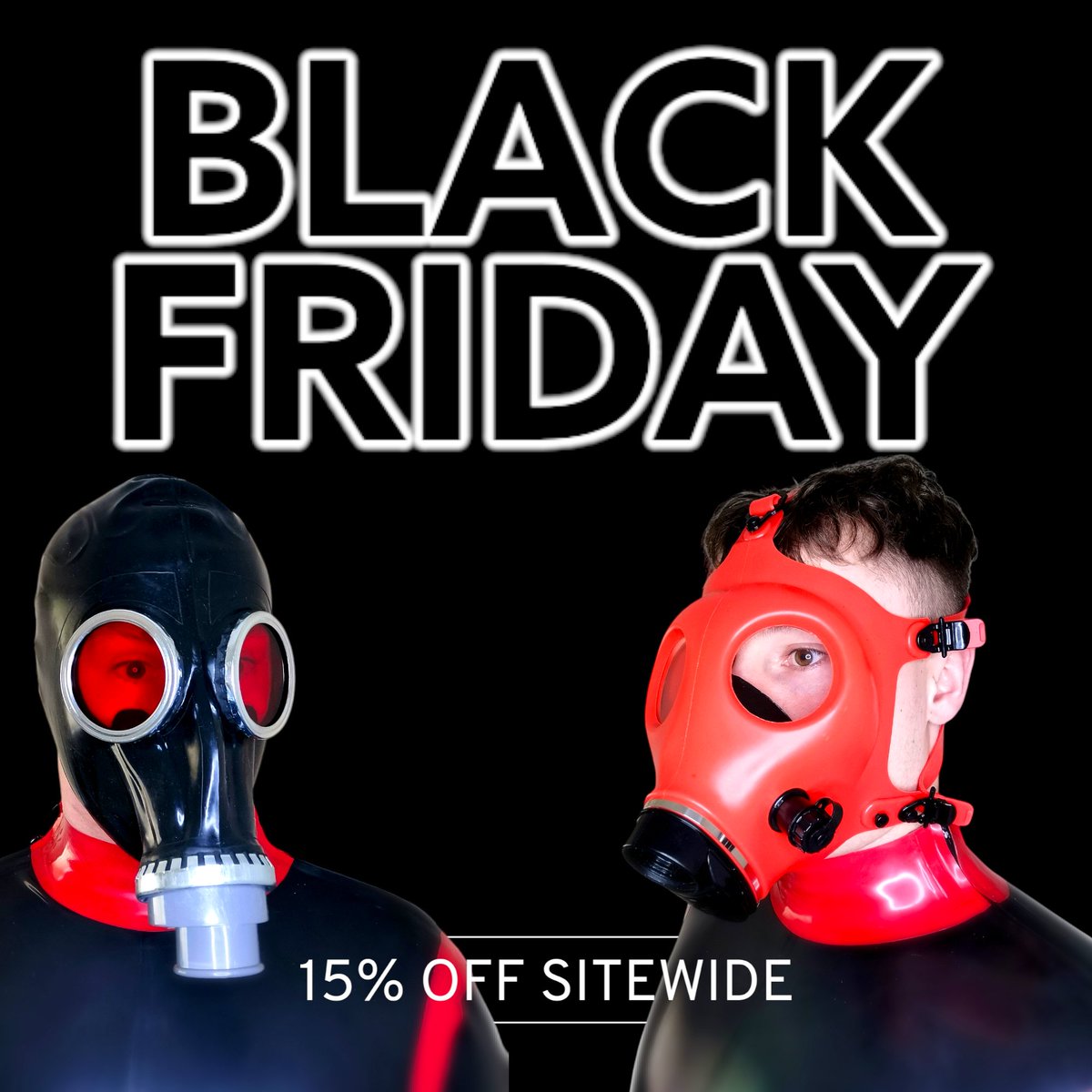 24HR BLACK FRIDAY SUPER SALE NOW LIVE 😈🥵 15% SALE ON ABSOLUTELY EVERYTHING AND A FREE BREATH REDUCER WITH ALL ORDERS £110+ 🖤 Offers subject to avaliability first come first serve basis. #MASKX - Maskx.co.uk