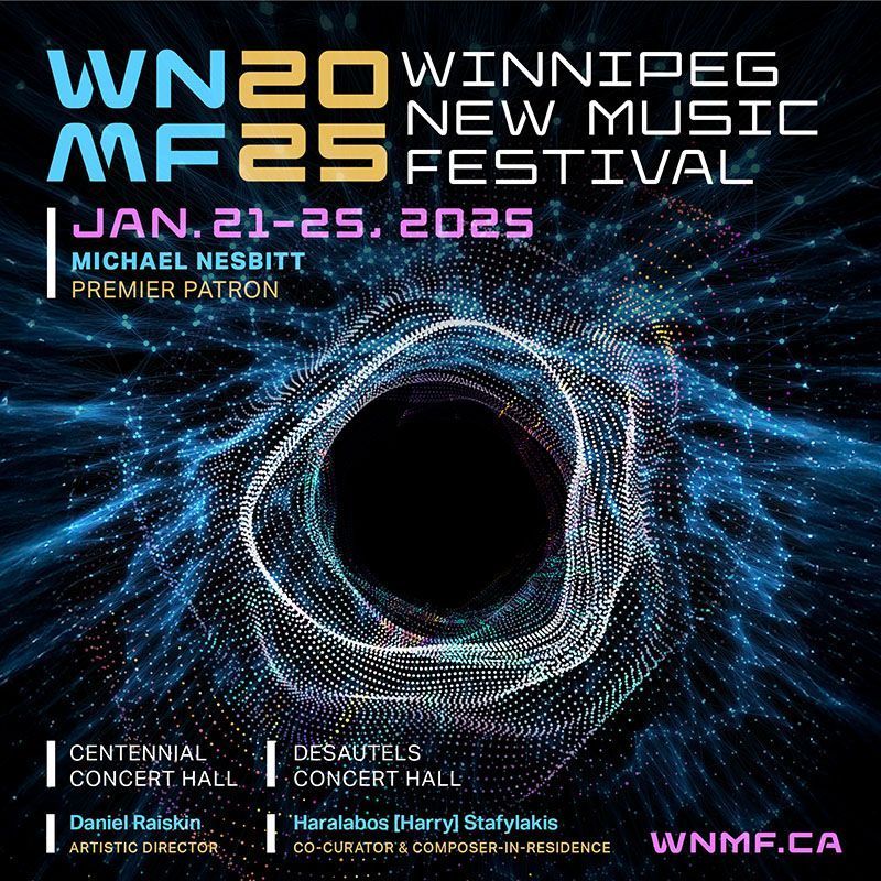 WpgSymphony's tweet photo. 🎶 Get ready for WNMF 2025, a celebration of new music from January 21-25! Don't miss this opportunity to experience innovative compositions and vibrant performances. Tickets available at https://t.co/nIFfIqTobY!
#WNMF #WNMF2025 #WinnipegEvents #NewMusicFestival #OnlyinthePeg https://t.co/ZpbQaTOyeX
