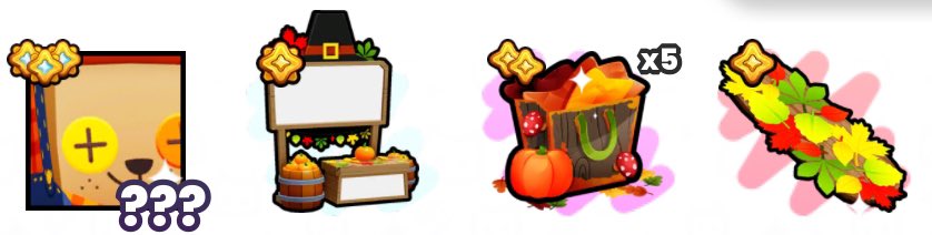 🍁Happy Thanksgiving Everyone 🍁

To celebrate, I will be giving away a festive bundle!

•Like ❤️
•Follow 🎯
•Retweet ♻️
•Comment down below what your grateful for and username. 

Good luck! 
End November 30!
#petsim99 #Giveaway #petsim #petsgo