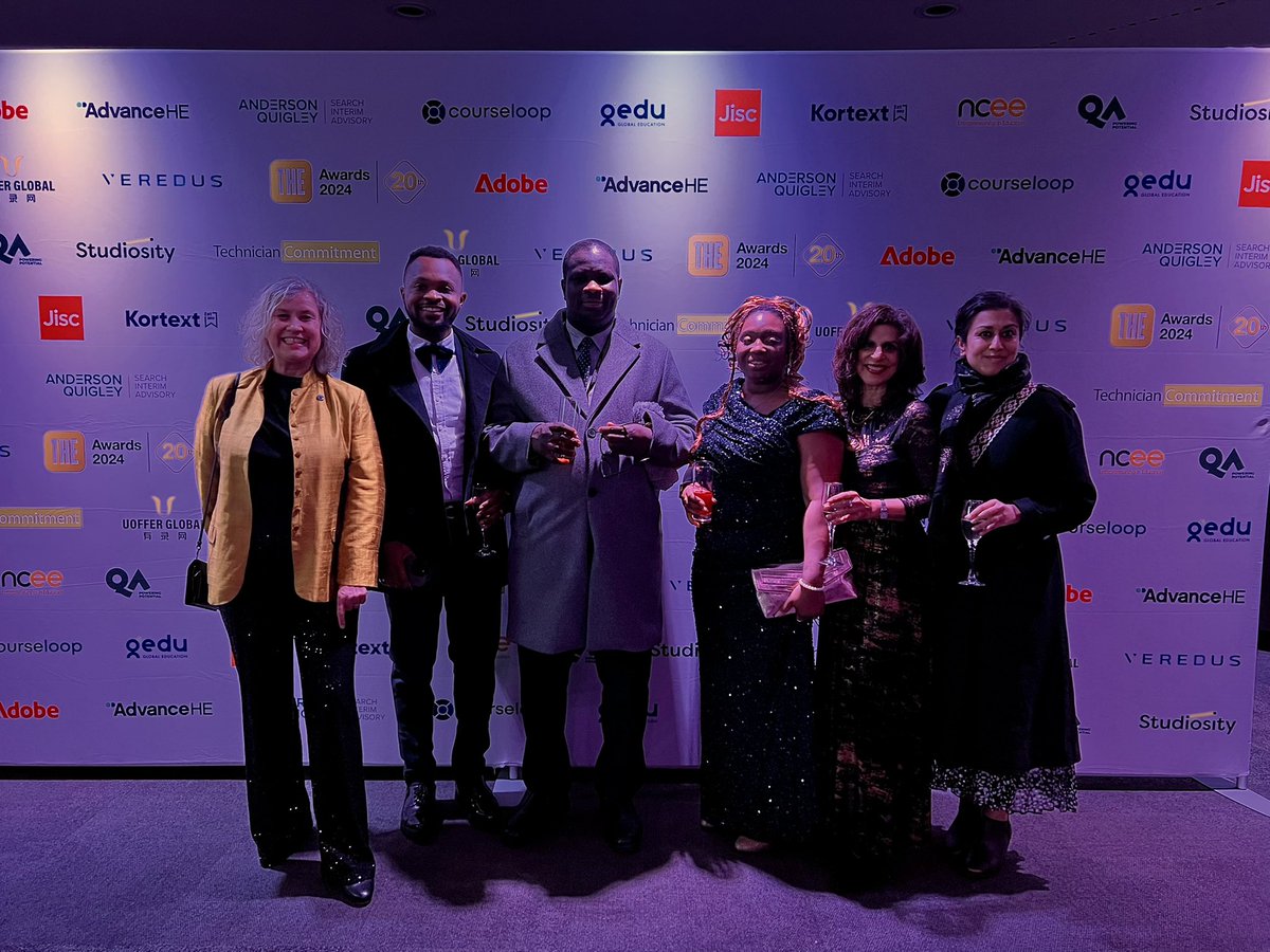 Excited to be at the #THEAwards event in Birmingham. I’m hoping at <a href="/LondonMetUni/">London Met Uni</a> wins the University of the year awards !! 🏆 🥇