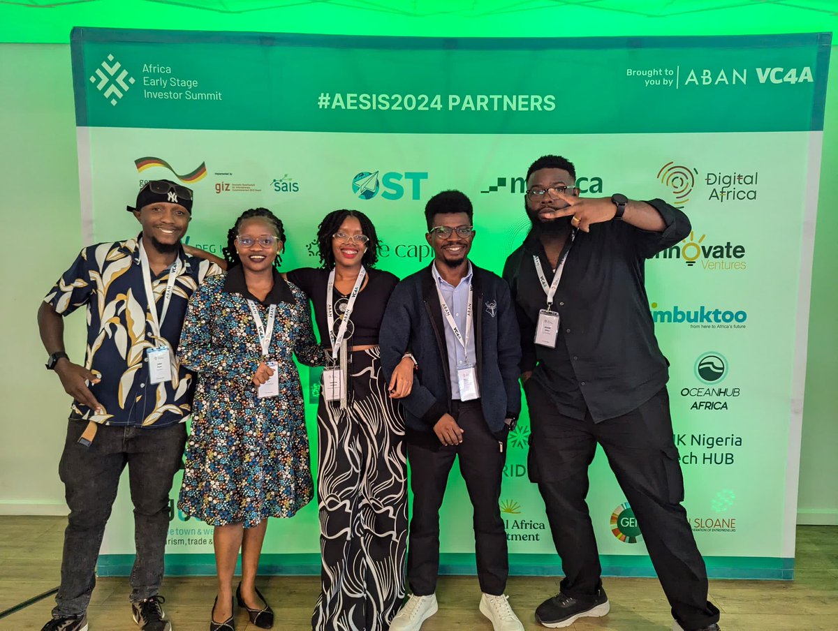 ennovateventure's tweet photo. Our team at #AESIS2024.🔥

Ready to connect to VCs, fund managers, &amp; angel investors.📌

@Positivenga1 @shokojr_ @Cenozoic_Joe @omoklin @JazmineAbdallah 

@VC4A_Africa @ABANAngels

#EnnovateVentures #TheNextFund #InnovatingPathways #PioneeringPathways https://t.co/VkqVmHQie3