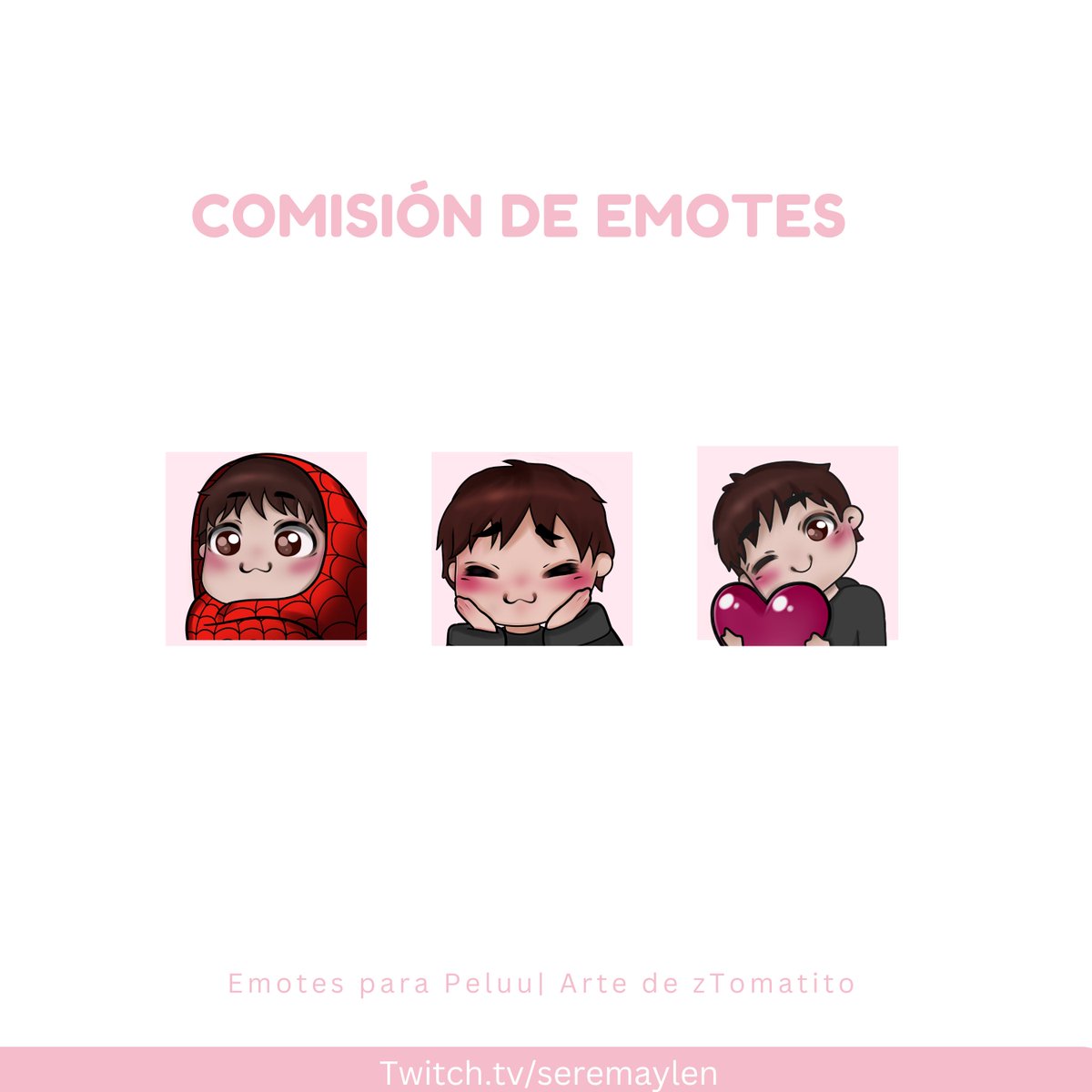 zTomatito's tweet photo. Emote set para @/Peluu ୨ৎ ₊˚✩ ‧₊˚♡

RT Y MG ୨ৎ https://t.co/99GvhPk4Vq
