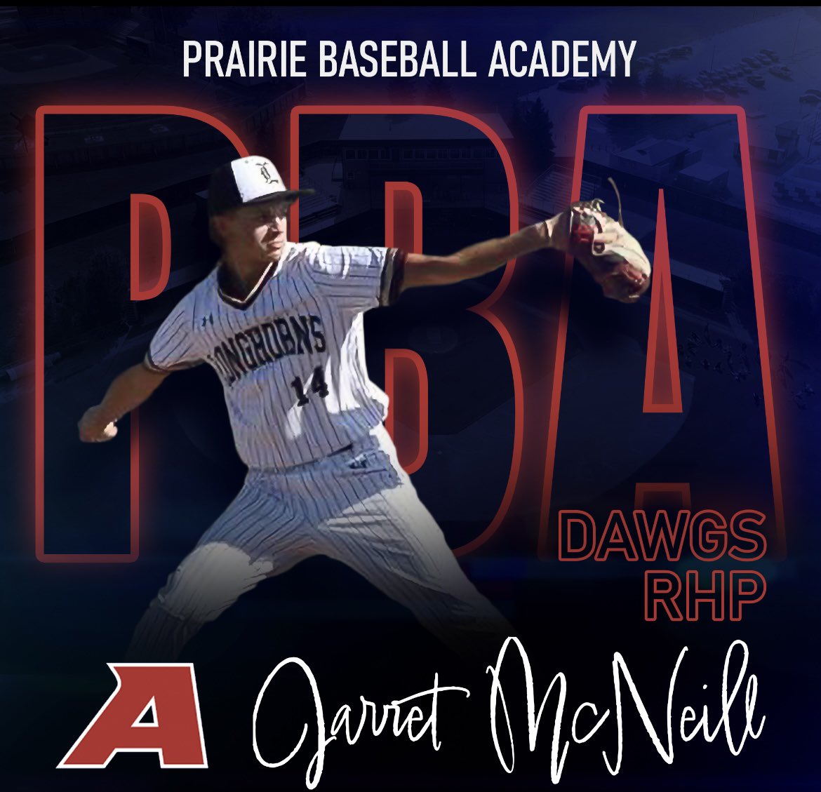 LethLonghorns's tweet photo. Congratulations to 2025 RHP Jarret McNeill on his commitment to Prairie Baseball Academy in Lethbridge, Alberta!

@Bettsy41 @PrairieBaseball https://t.co/4jCgxav6OA