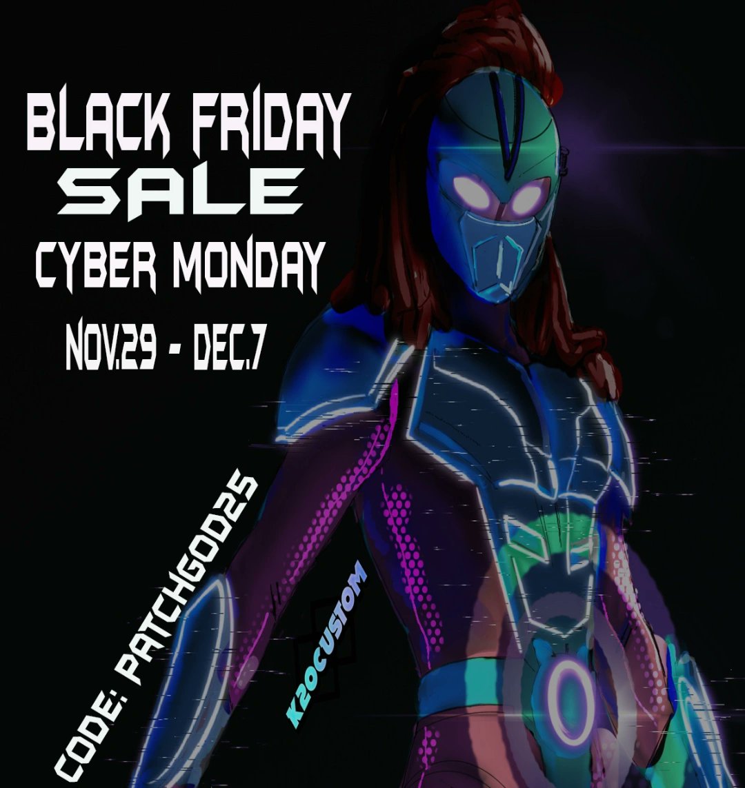 k20custom's tweet photo. Black Friday/Cyber monday sale
25% off of all the patches on my catalog
I hope you enjoy
Thank you for supporting YOUR PATCHGOD
#blackfridaysale #cybermondaysale #patchgod #K20CUSTOM https://t.co/y0lAHox9Jd