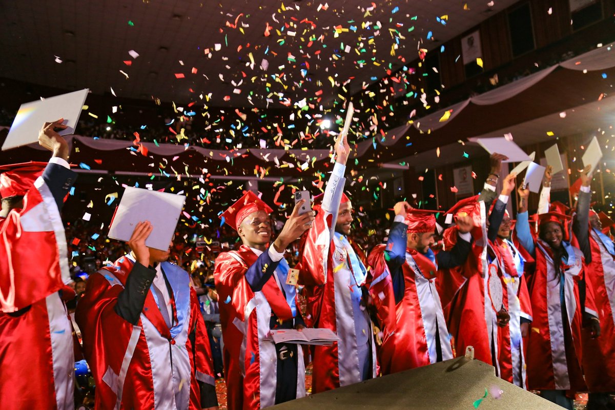 iuea_uganda's tweet photo. "Go Out and Make Us Proud"

With pride and purpose, the Class of 2024 has been released into the world, to embark on their next chapter. The 11th IUEA Graduation was not only a celebration of academic excellence but also a testament to the collective efforts of our faculties, staff, and students in shaping the future. 

Held under the unique theme,*"Education in the Age of Artificial Intelligence,"* the ceremony emphasized the importance of adapting to and thriving in a rapidly evolving technological landscape. Our graduates are now equipped with the knowledge and skills to navigate and lead in this transformative era.  

Degrees were proudly conferred by our esteemed Chancellor, Amb. Dr Amina Mohamed who challenged the graduates to go out into the world, represent IUEA with honor, and make us proud through their contributions, integrity, and innovation.  

Congratulations to the Class of 2024!  

#IUEAGrad2024