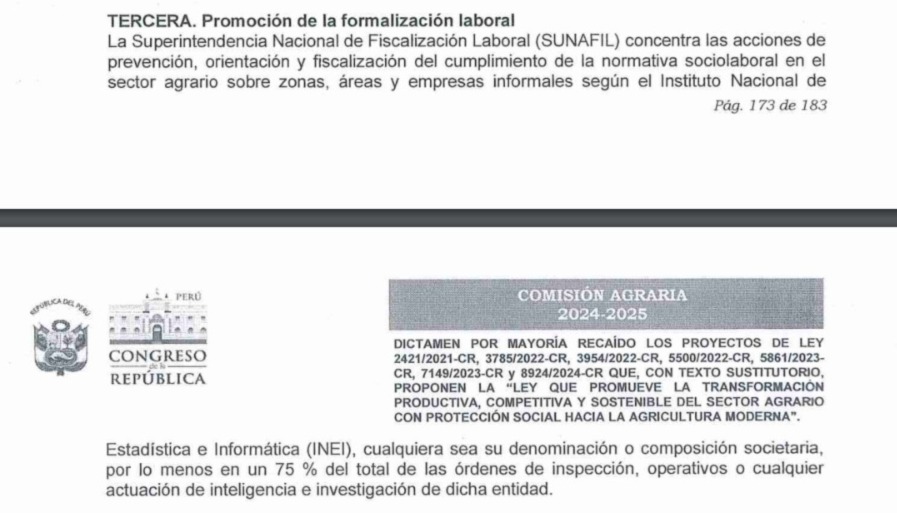 Esto es gravísimo. El dictamen aprobado de la Ley Chlimper 2.0 pretende limitar la fiscalización laboral de las agroexportadoras, como si allí no se cometieran infracciones laborales. ¡Hay varias con multas! ¡Qué tal descaro!  A ver si el <a href="/MTPE_Peru/">Ministerio de Trabajo y Promoción del Empleo</a> se pronuncia. Existe, ¿no?
