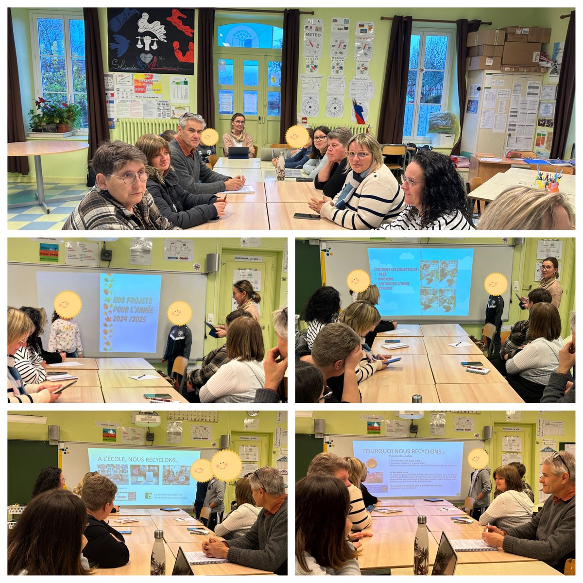 #E3D 
Premier COPIL… Les éco-délégués de CE1 CE2 CM1 CM2 ont présenté les actions menées depuis le début de l’année et proposé des projets pour cette année scolaire. Les groupes de travail ont été constitués.