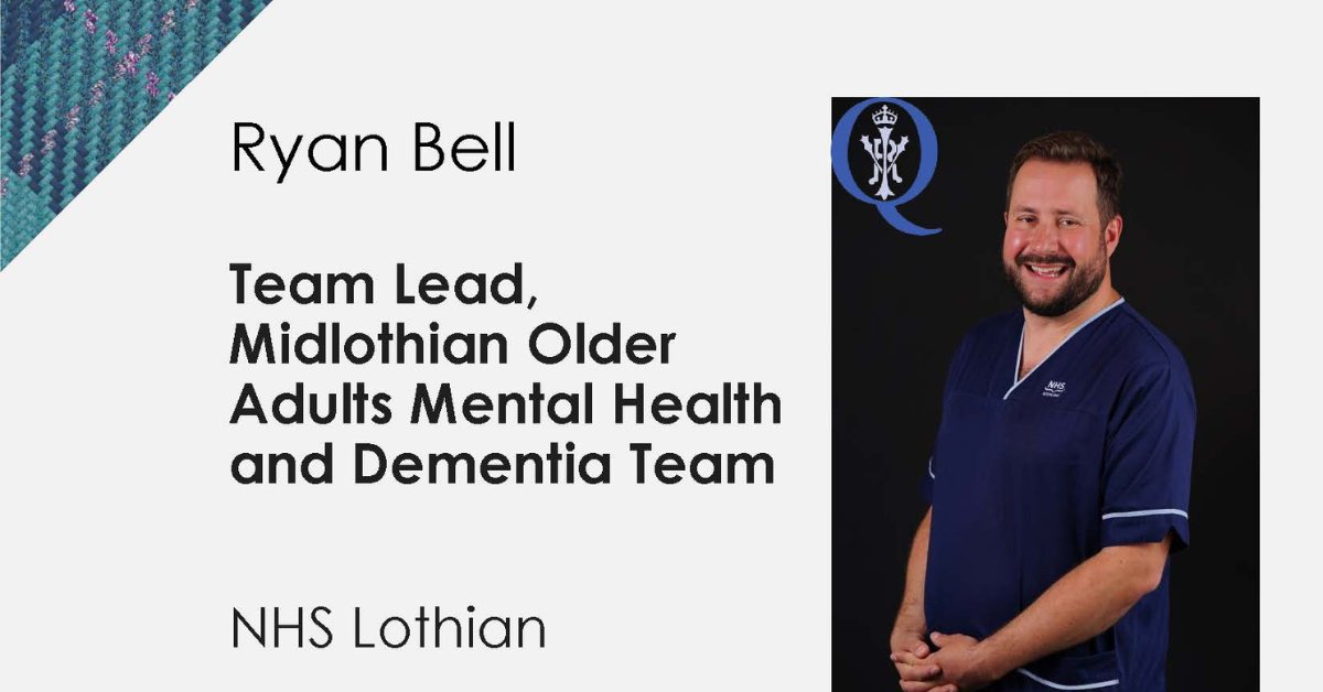 Congratulations to Ryan Bell, Team Lead, Midlothian Older Adults Mental Health and Dementia Team from NHS Lothian, who is on a mission to reach people living with young-onset dementia. 

#QNISawards