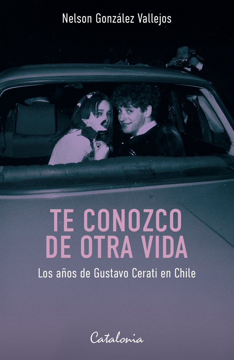 Les presento “Te conozco de otra vida. Los años de Gustavo Cerati en Chile”, mi primer libro📚

Una investigación de cuatro años y más de 50 entrevistados para reconstruir la época en la que el líder de Soda Stereo encontró refugio en nuestro país🇨🇱

Pronto!!!
<a href="/Catalonialibros/">Editorial Catalonia📚</a>