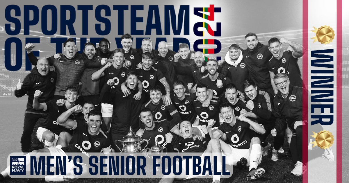 NAVYfit (@navyfit) on Twitter photo As previously announced, the <a href="/RoyalNavy/">Royal Navy</a> Football Men’s Senior team are this year’s <a href="/RoyalNavy/">Royal Navy</a> Sports Team of the Year
The team have had an outstanding year, winning the Inter Service Championship for the 1st time in 8 years and the Portsmouth Senior Cup. As previously announced, the <a href="/RoyalNavy/">Royal Navy</a> Football Men’s Senior team are this year’s <a href="/RoyalNavy/">Royal Navy</a> Sports Team of the Year
The team have had an outstanding year, winning the Inter Service Championship for the 1st time in 8 years and the Portsmouth Senior Cup.