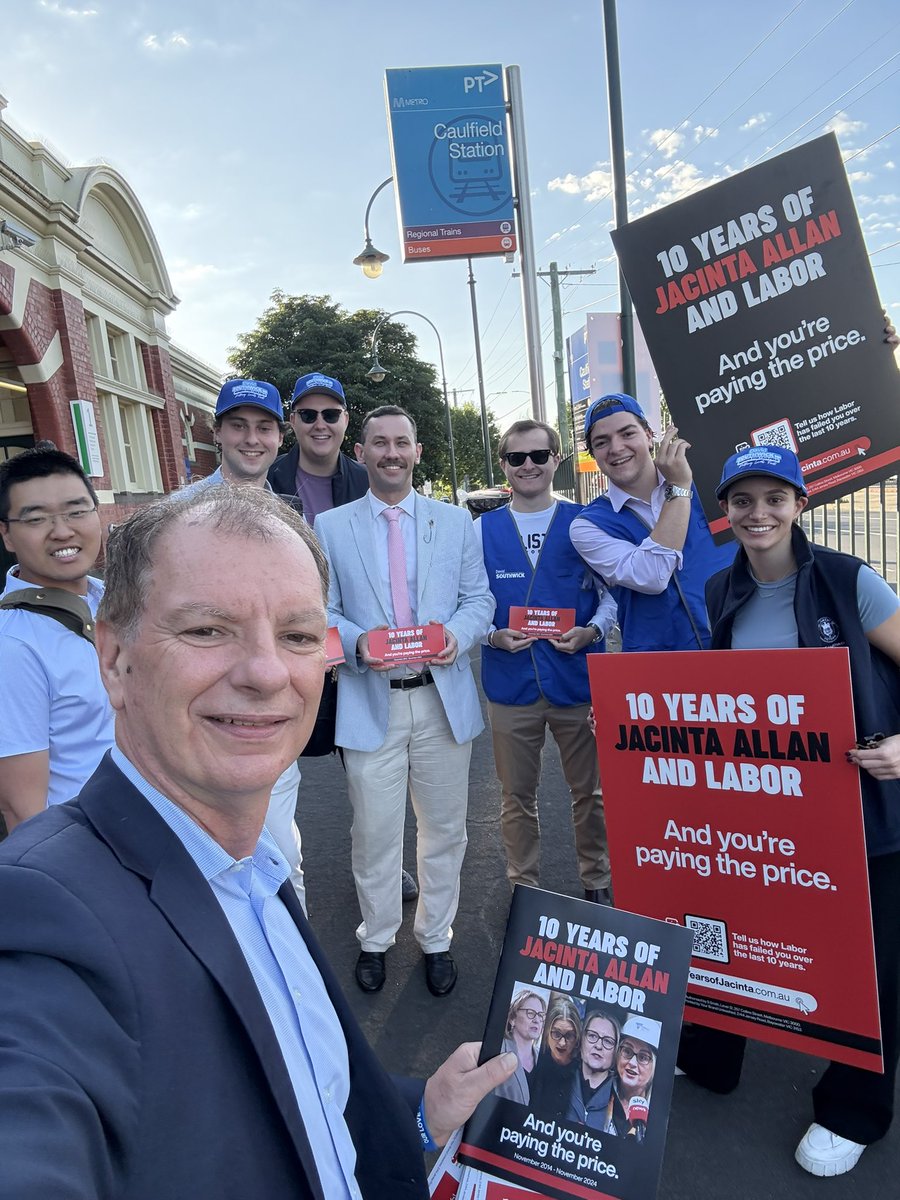 SouthwickMP's tweet image. After 10 years of Jacinta Allan and Labor, you're paying the price. Victorians deserve better.

#springst #caulfield