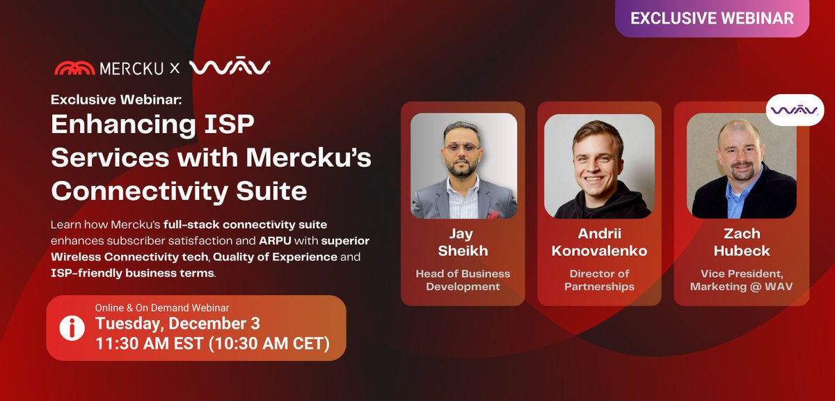Mercku Connectivity | WiFi & Smart Home tweet media