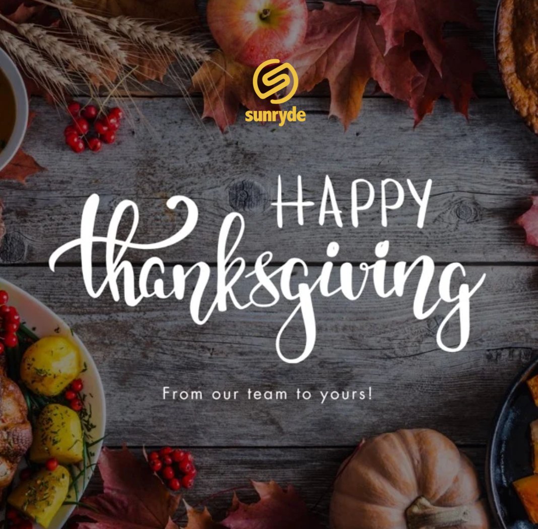 Happy Thanksgiving! 🍁 Grateful for our amazing team, partners, and customers. 

We wish you all a day filled with gratitude and joy! 🦃

#Thanksgiving  #Gratitude #Thankful #FamilyTime #HolidaySeason