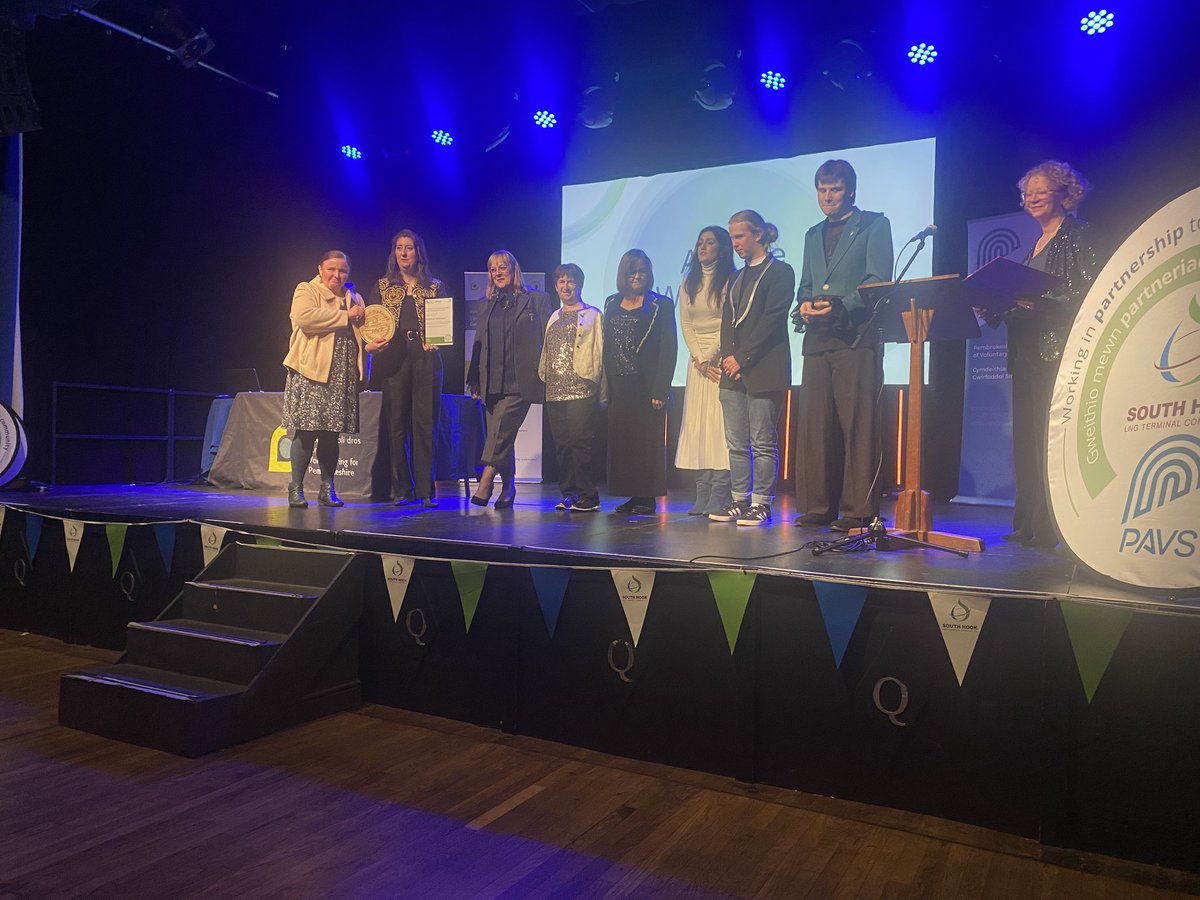 They did it! A huge congratulations to our amazing Found it at FRAME team for winning the Over 25s Volunteer Group award at the #PembsVolAwards24!