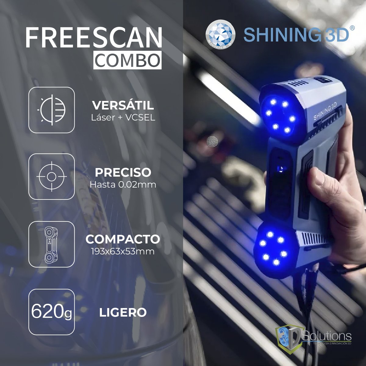 🔍 Escanea con precisión y portabilidad con el FreeScan Combo de Shining 3D. Ideal para la industria y proyectos de alta calidad. 🚀
💼 Conoce más: 3dsolutions.com.co/freescan-combo
#FreeScanCombo #Shining3D #Escaneo3D #Tecnología3D #InnovaciónIndustrial #3DSolutions