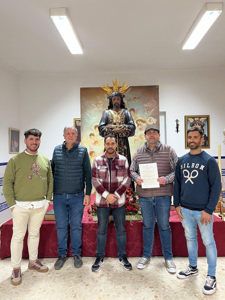 🟢 | 𝗠𝗔𝗥𝗧𝗘𝗦 𝗦𝗔𝗡𝗧𝗢

Nuestra Agrupación Musical se complace en anunciar la renovación del compromiso con la Hermandad y Cofradía de Nazarenos de la Triunfal Entrada de Jesús en Jerusalén, Ntro. Padre Jesús Cautivo y María Stma. de la Paz.

facebook.com/share/17n39Xaz…