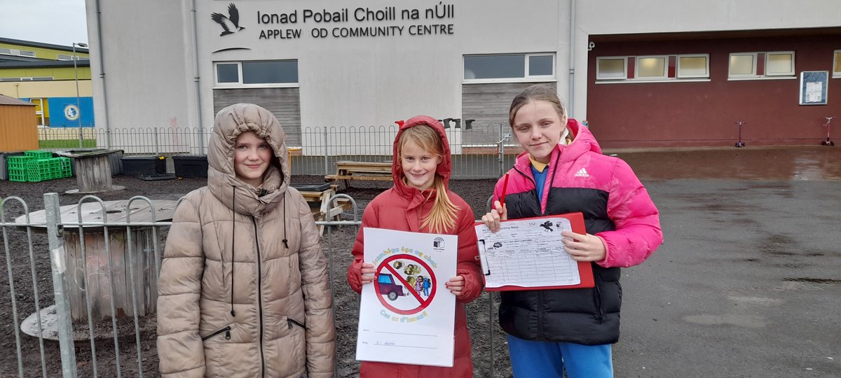 GSBB_Sord's tweet image. Suirbhé tráchta a 2 inniu. 
Cosc ar Réchasadh (no Idiling)
@GreenSchoolsIre
  @greenschools_travel 
#CleanAirWeek #BeatAirPollution #CAW24