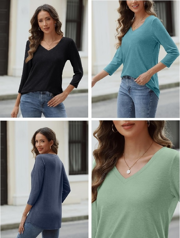 frugalfreebies's tweet photo. Do you have a favorite piece in your wardrobe that makes getting ready easier?
#EffortlessStyle #EverydayFashion #VNeckLove #MixAndMatch #WardrobeBasics #StyleForAnyDay
Casual Basic Trendy Tee - 3/4 Length Sleeve V Neck
20% price drop
Amazon: https://t.co/9m2Cux77Wl (ad) https://t.co/t4DQUQgY2g