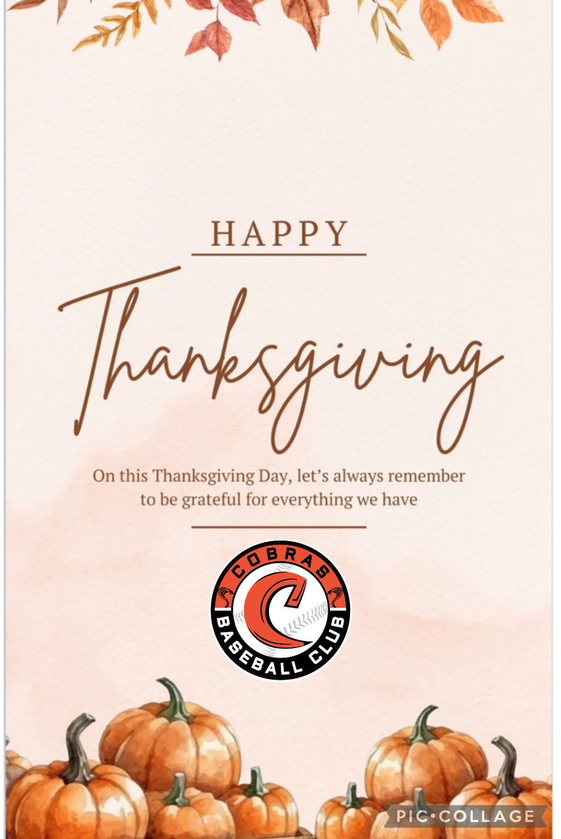 Happy Thanksgiving to everyone from our Cobra Families to yours. #Blessings