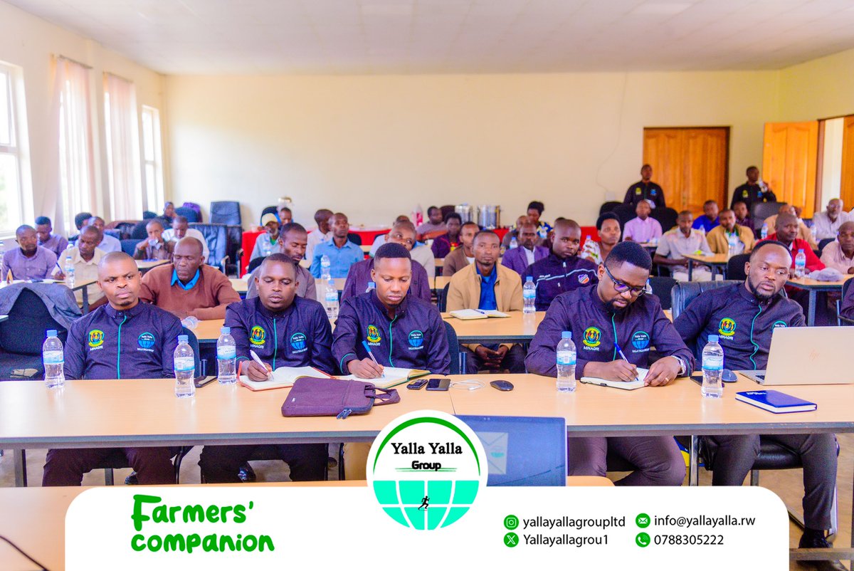 yallayallagroup's tweet photo. Earlier Today, at Rubona @RwandaAgriBoard ‘s Station, happened a validation workshop aiming to validate quarter one report of activities done by @yallayallagroup regarding operation and management of irrigation schemes. The report was successfully validated. https://t.co/IXo0dqOt8U