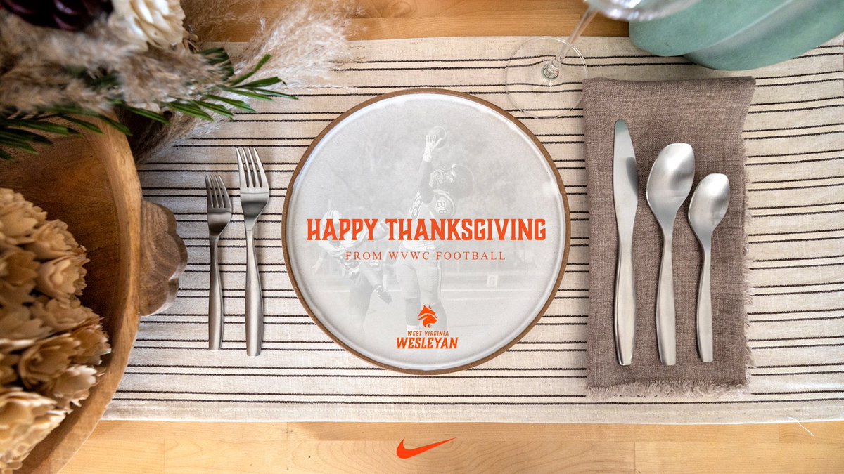 Happy Thanksgiving from WVWC Football ‼️