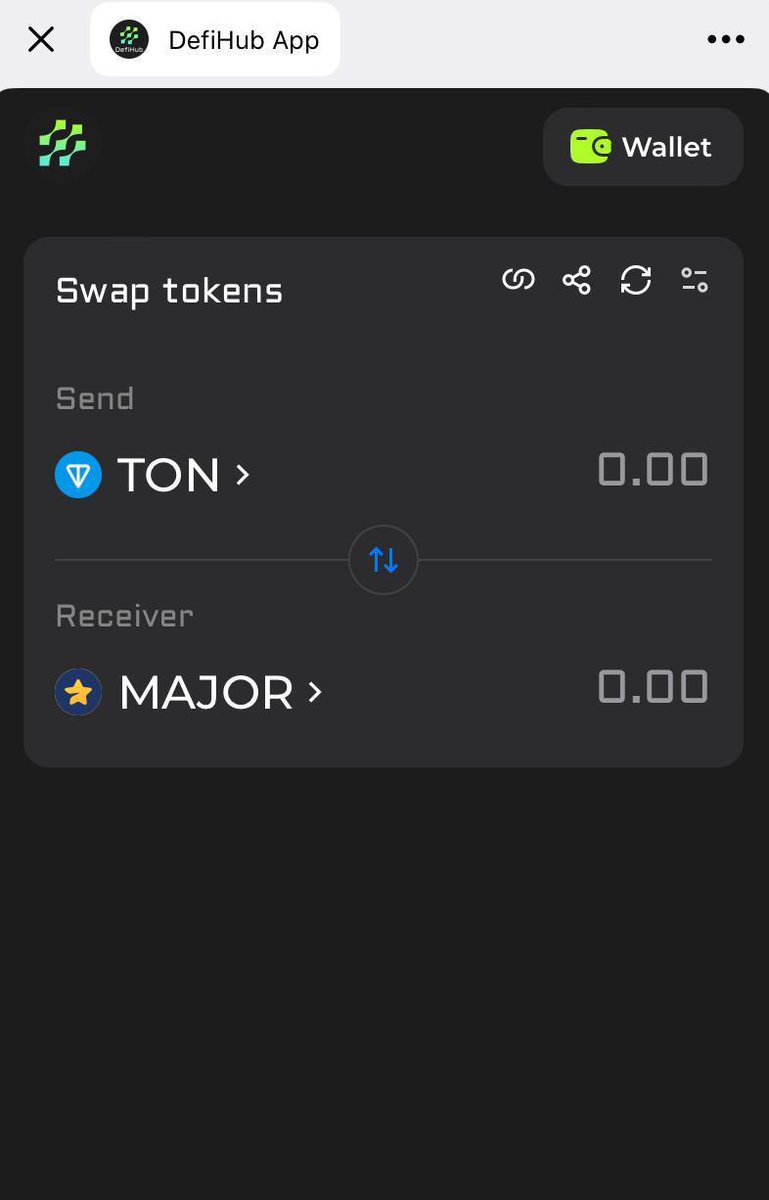 🗿 MAJOR on DefiHub Trade

Great news for new tokens enthusiasts and those who do love competing in Telegram. The long-awaited MAJOR token is live and available on DefiHub Trade for trading.

Trade MAJOR Now: t.me/DefiApp_bot/sw…

ℹ️ Major is the first ranking game on TON