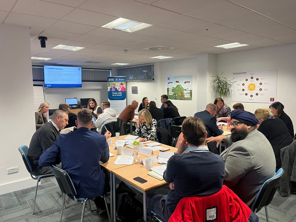 Yesterday we were excited to welcome our NPQ Headship cohort in collaboration with the NIoT to WAT Halesowen for their first local seminar session.  A fantastic day of learning for our ambitious senior leaders 📕 ⭐ #WATTalent #NPQHeadship #NIoT #WATFamily #Leadership #CPL