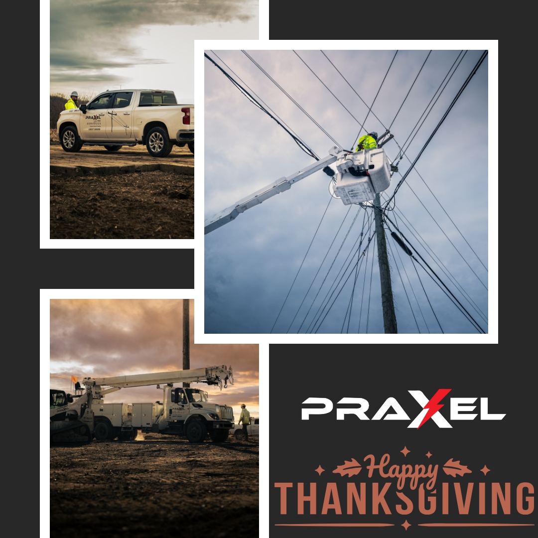 PraXel_Energy's tweet photo. Happy Thanksgiving from PraXel! 🦃

This Thanksgiving, we’re especially grateful for the incredible PraXel team that keeps us strong and united through every challenge.

We’re also thankful for the communities we serve, the partners we collaborate with, and given the opportuni... https://t.co/hcOrhBMWnp