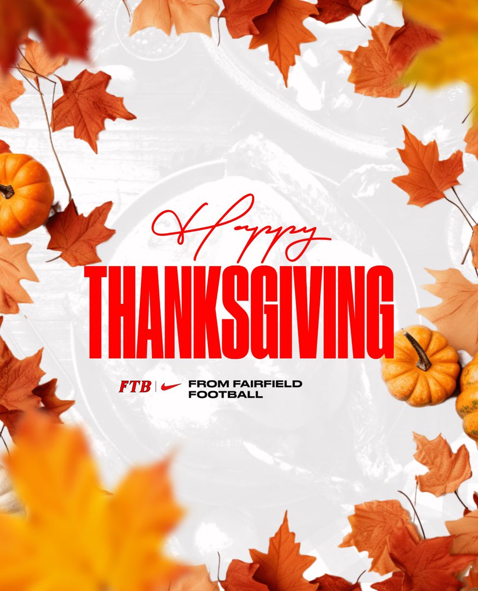 From our Football Family to yours, Happy Thanksgiving! 
#FTB
