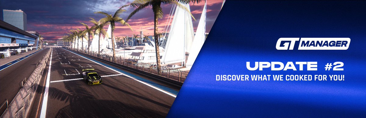 🚨 The 2nd update of GT Manager is here 🚨 ! 
Explore 3 new tracks (Germany, Hungary, France) and hit the road with 2 new cars: the Peugeot 9X8 2024 &amp; Nissan GT-R Nismo GT3 and plenty of other content waiting for you 🔥 ! Go check on steam: 
lnkd.in/eifzPGvR