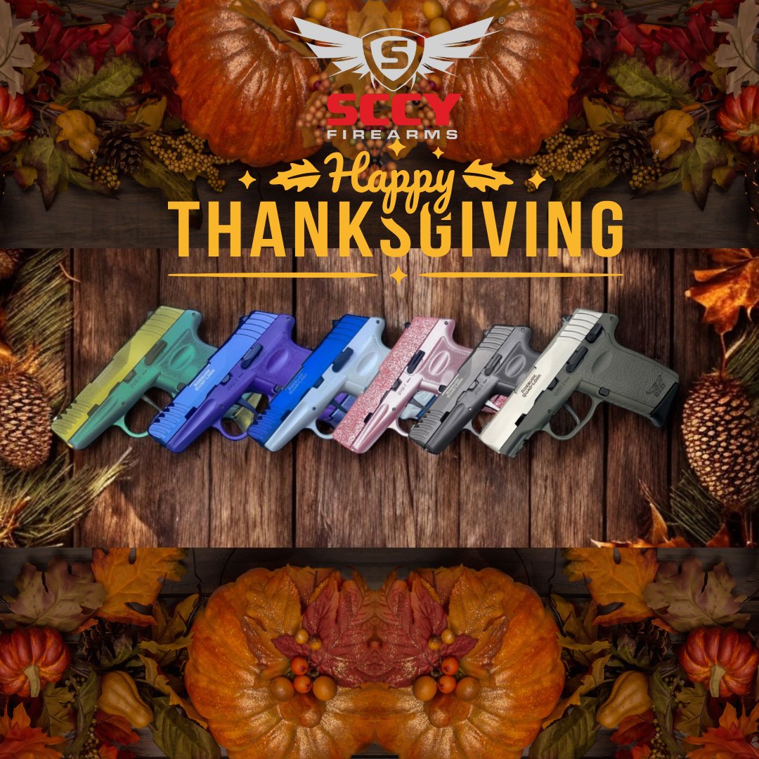 📷📷 SCCY Firearms wishes all our amazing customers and community a very Happy Thanksgiving! 📷📷 We’re so thankful for your support and trust. Here’s to a day filled with gratitude, good food, and great company! 📷#sccy #HappyThanksgiving #SCCYFirearms#sccyfirearms#sccy#sccy #2a