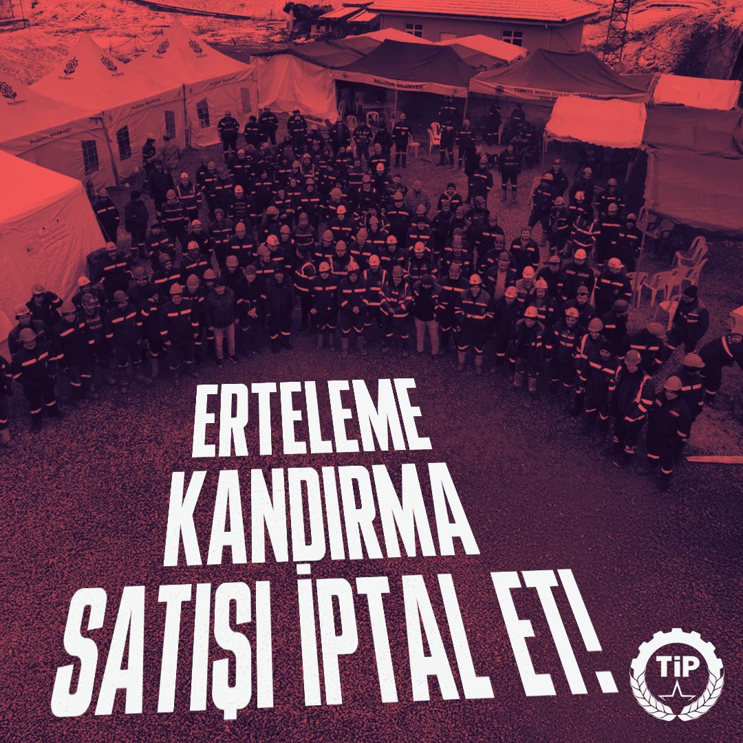 Madende özelleştirmeye direnen Çayırhan maden işçilerinin sesine kulak ver:

Erteleme, kandırma, satışı iptal et!