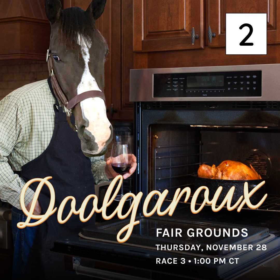 Brilliant Racing (@brilliantracin1) on Twitter photo He's back and feeling festive on Thanksgiving Day!
Our Enticed colt returns to action to face fellow Louisiana-breds this afternoon <a href="/fairgroundsnola/">Fair Grounds Race Course & Slots</a>. His forelock game is on point and he's far from past due -- it's Doolgaroux! He's back and feeling festive on Thanksgiving Day!
Our Enticed colt returns to action to face fellow Louisiana-breds this afternoon <a href="/fairgroundsnola/">Fair Grounds Race Course & Slots</a>. His forelock game is on point and he's far from past due -- it's Doolgaroux!