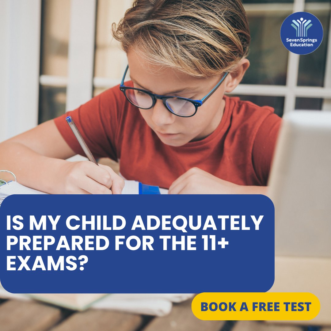 SevenSpringsEdu's tweet photo. If you're uncertain, it’s time to take action!

Book the 11+ Familiarisation Test today and get the clarity you need to help your child succeed.

Click Here to book: https://t.co/Sozed7J8pf

#11plusexams https://t.co/4SkU0Ea5Zu