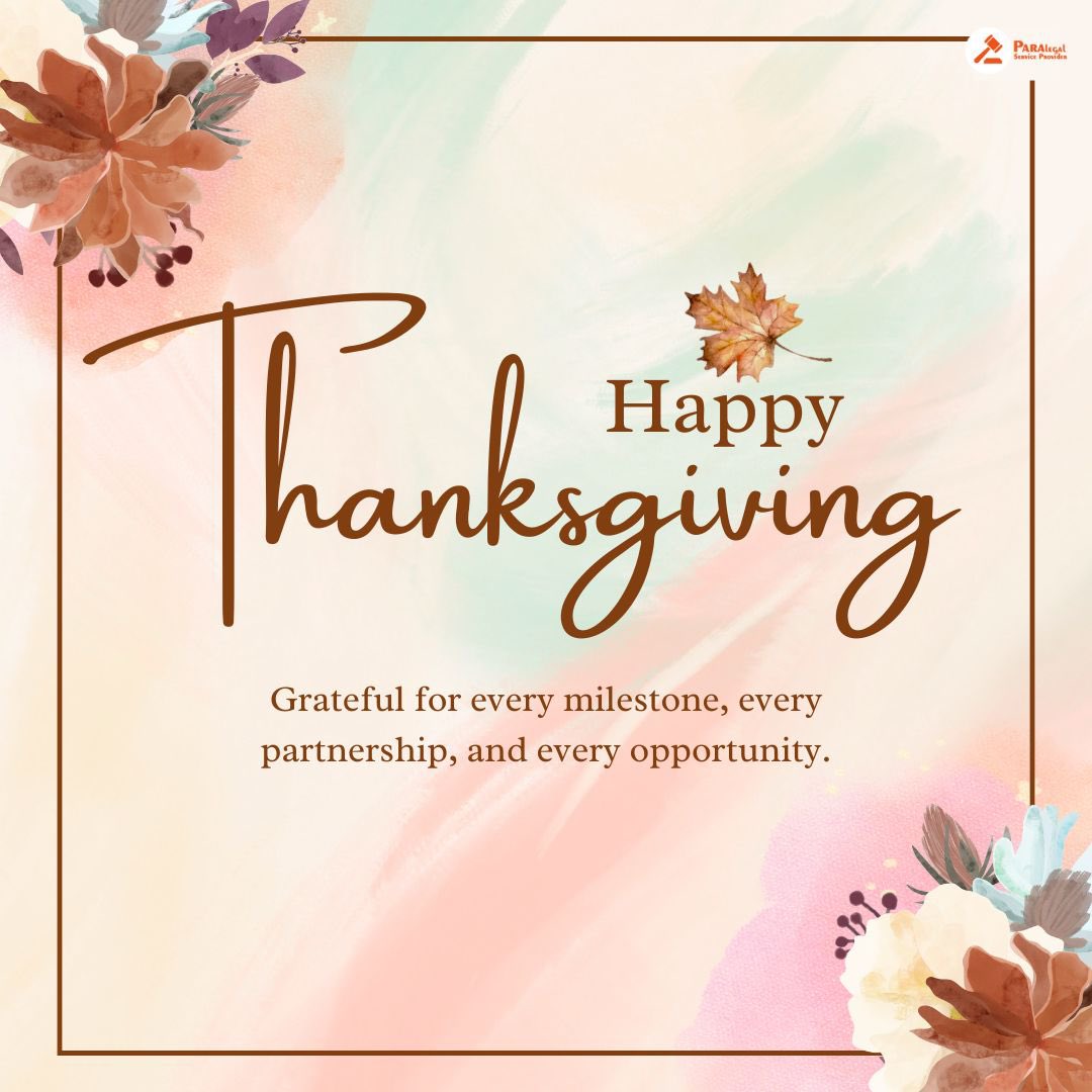 This Thanksgiving, we express our heartfelt gratitude to our clients, partners, and team.💐

Thank you for being part of our journey. Here's to growing together every year!✨

#thanksgiving #thanksgiving2024 #gratitude #celebration